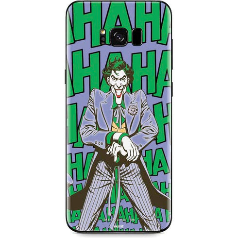 DC Comics The Joker Vintage pose pattern Galaxy S8 Plus Skin